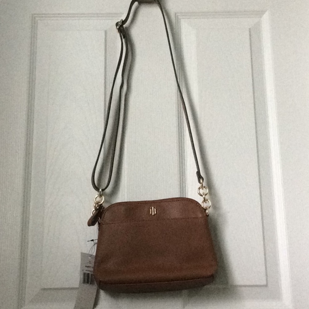 New Tommy Hilfiger brown crossbody bag purse NWT